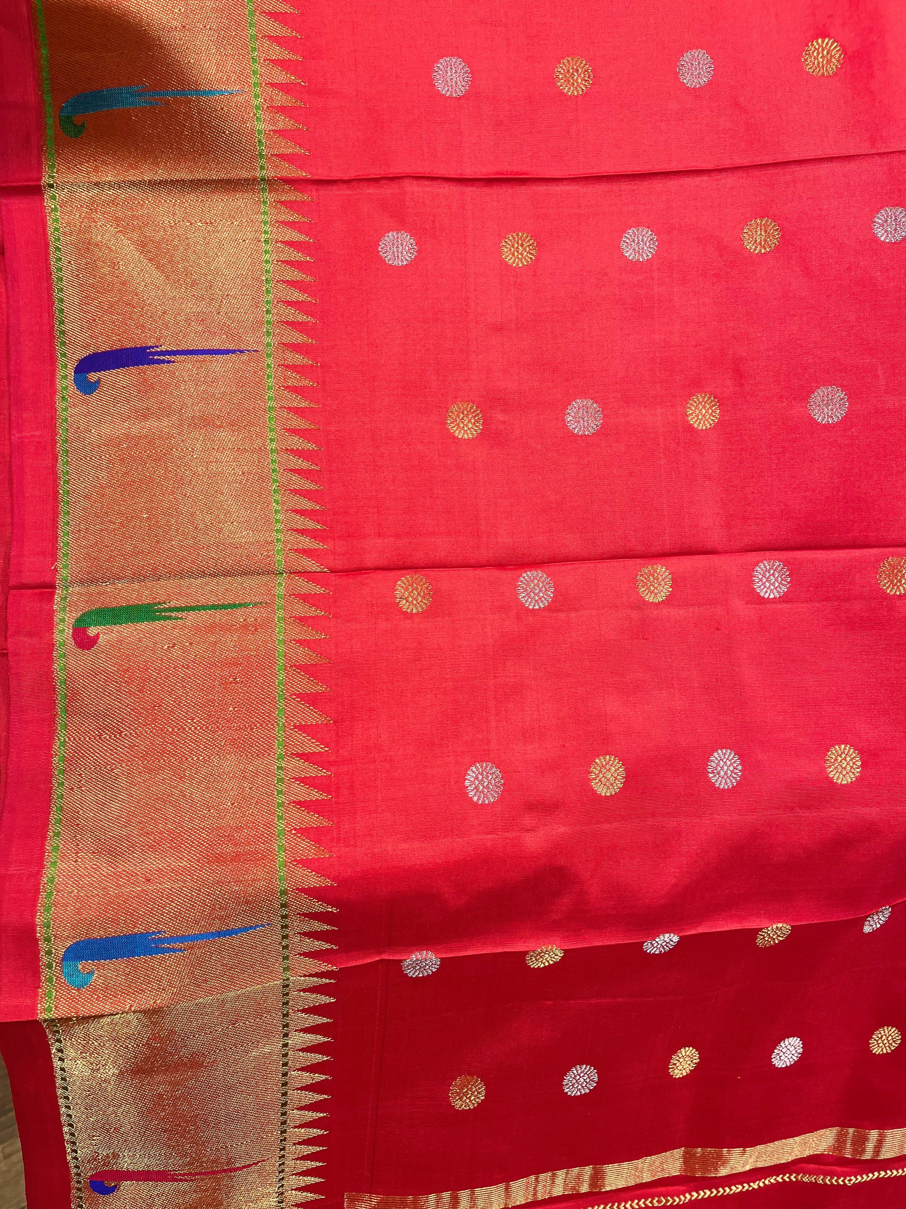 Gadwal paithani pattu saree