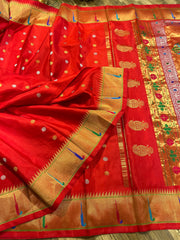 Gadwal paithani pattu saree