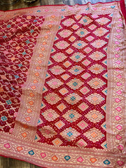 Red Banrasi Exquisite Georgette