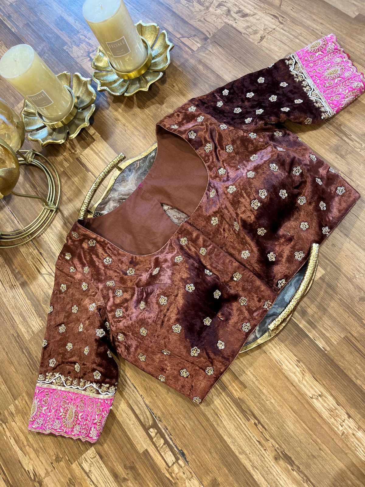 Velvet Handworked Blouse