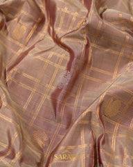 Light Sapota Shade Pure Gadwal Silk
