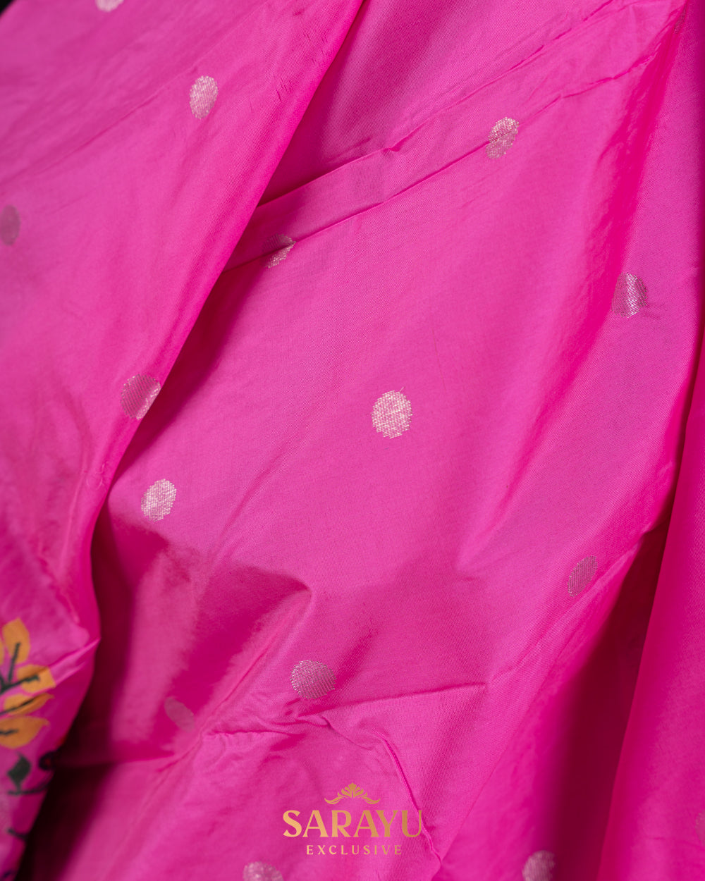 Rani Pink and red Silk By Silk Pure Kota Paithani