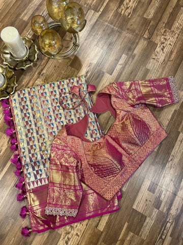 Kanchi Pattu saree