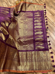 Gadwal saree ready to wear blouse