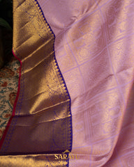 Exclusive Designer Lavender Kanchi Pure Silk