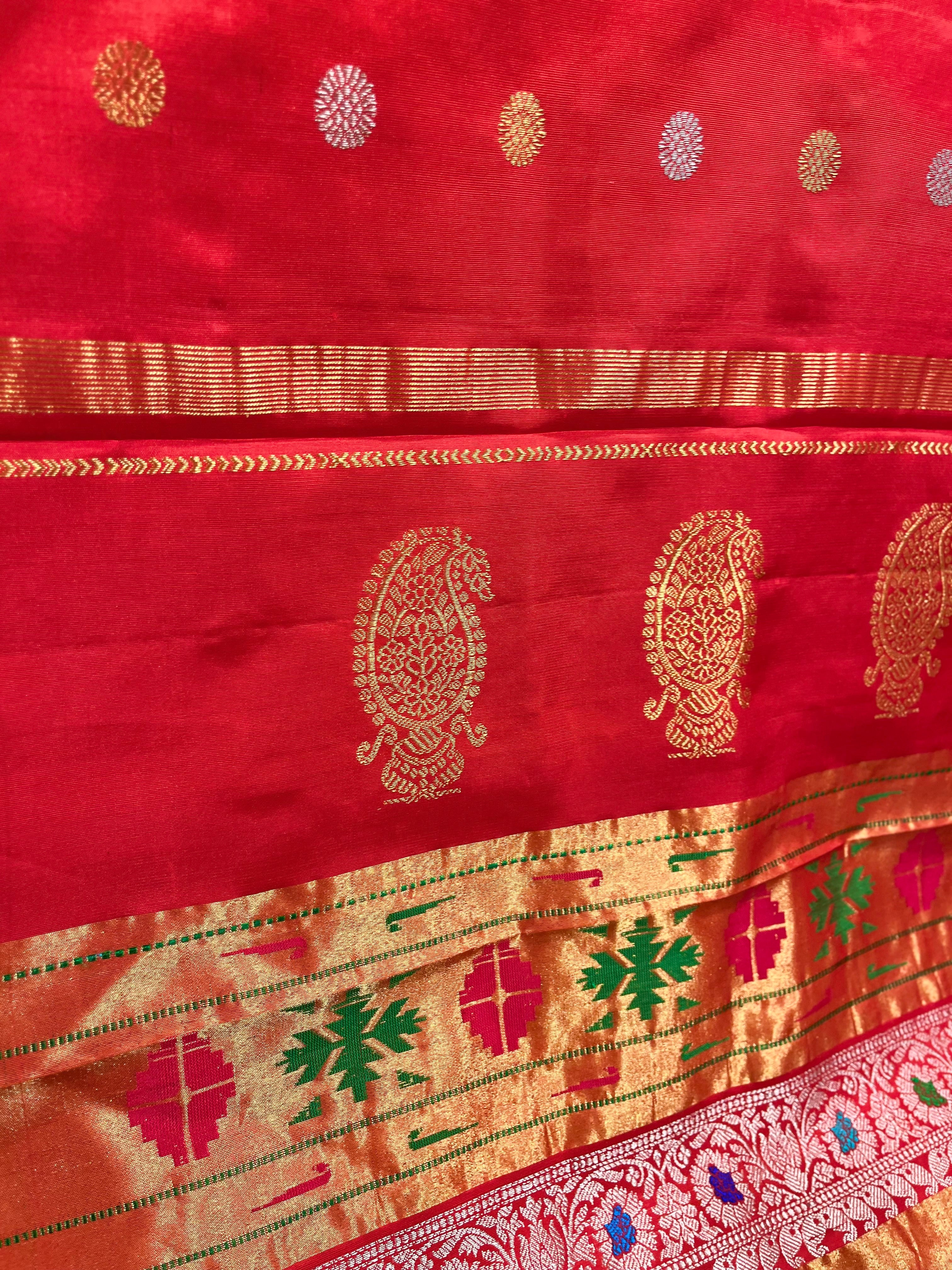Gadwal paithani pattu saree