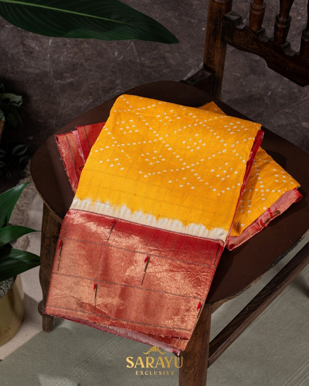 Sulfate Blue Paithani Bandhini