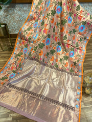 Designer zari kota saree