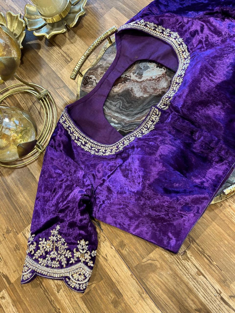 Velvet Handworked Blouse