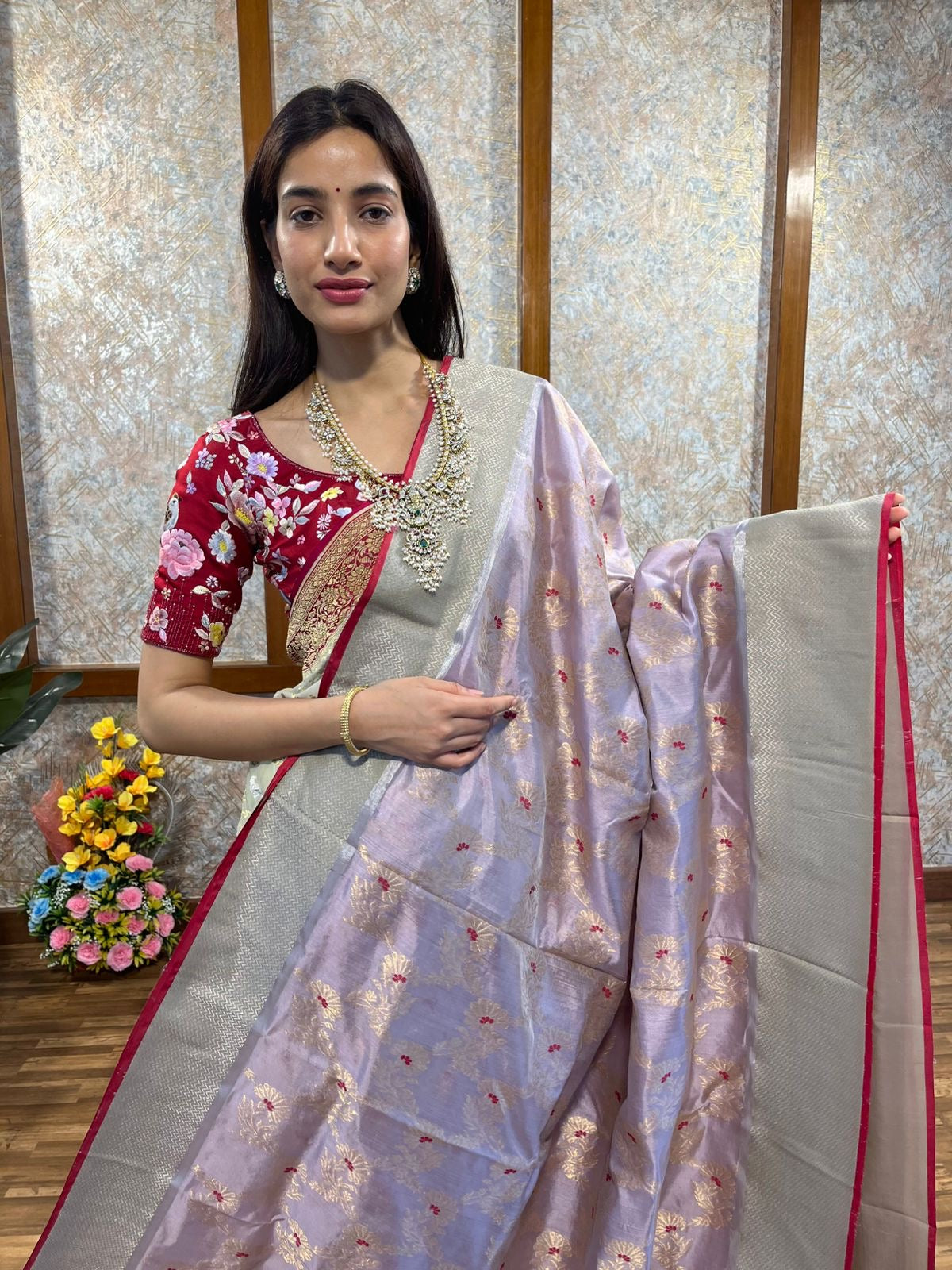 Pure Chanderi Silk Saree