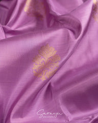 Lavender shade pure authentic kanchi pattu