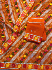 Orange Zari Kota