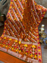 Orange Zari Kota
