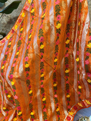 Orange Zari Kota