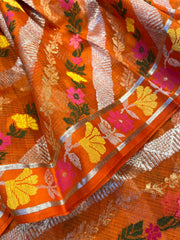 Orange Zari Kota