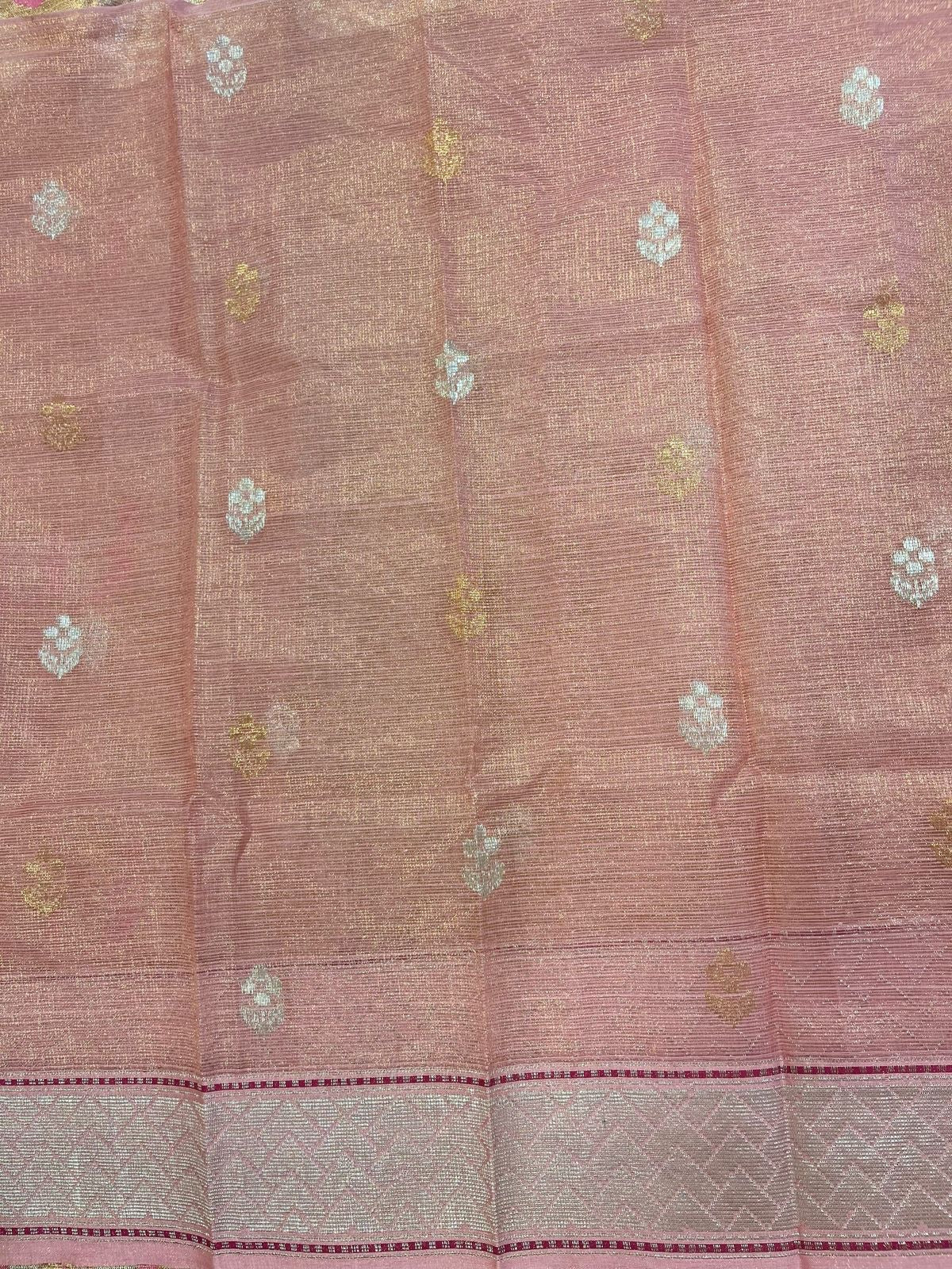 Double Tissue Designer Masterweave Kota with pichuwai Design