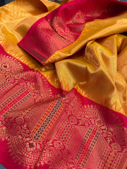 Pure Kanchi Tissue  Vintage Pattu