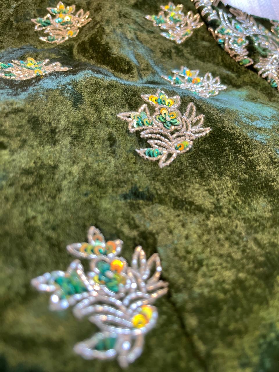 Velvet Handworked Blouse