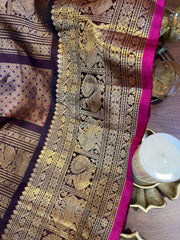 Pure Gadwal Brocade