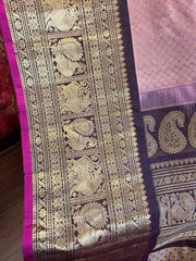 Pure Gadwal Brocade