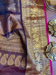 Pure Gadwal Brocade