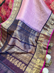 Pure Gadwal Brocade