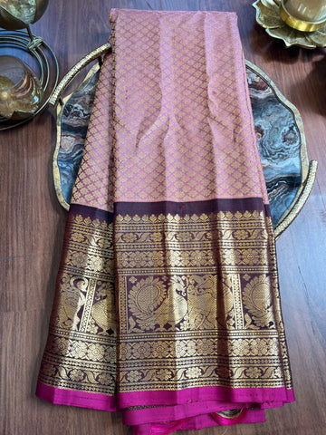 Pure Gadwal Brocade