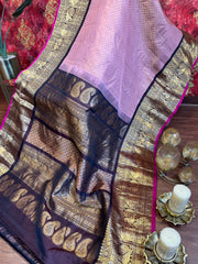 Pure Gadwal Brocade