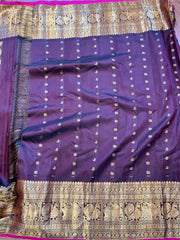 Pure Gadwal Brocade