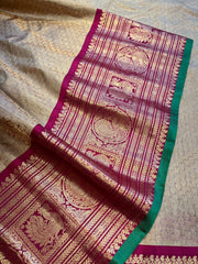 Pure Gadwal Brocade