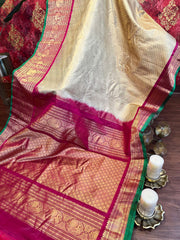 Pure Gadwal Brocade