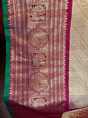 Pure Gadwal Brocade