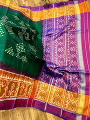 Designer Hand Bandhini on Ikat