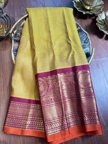 Pure Gadwal Brocade