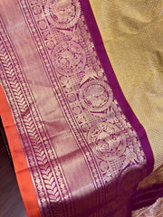 Pure Gadwal Brocade