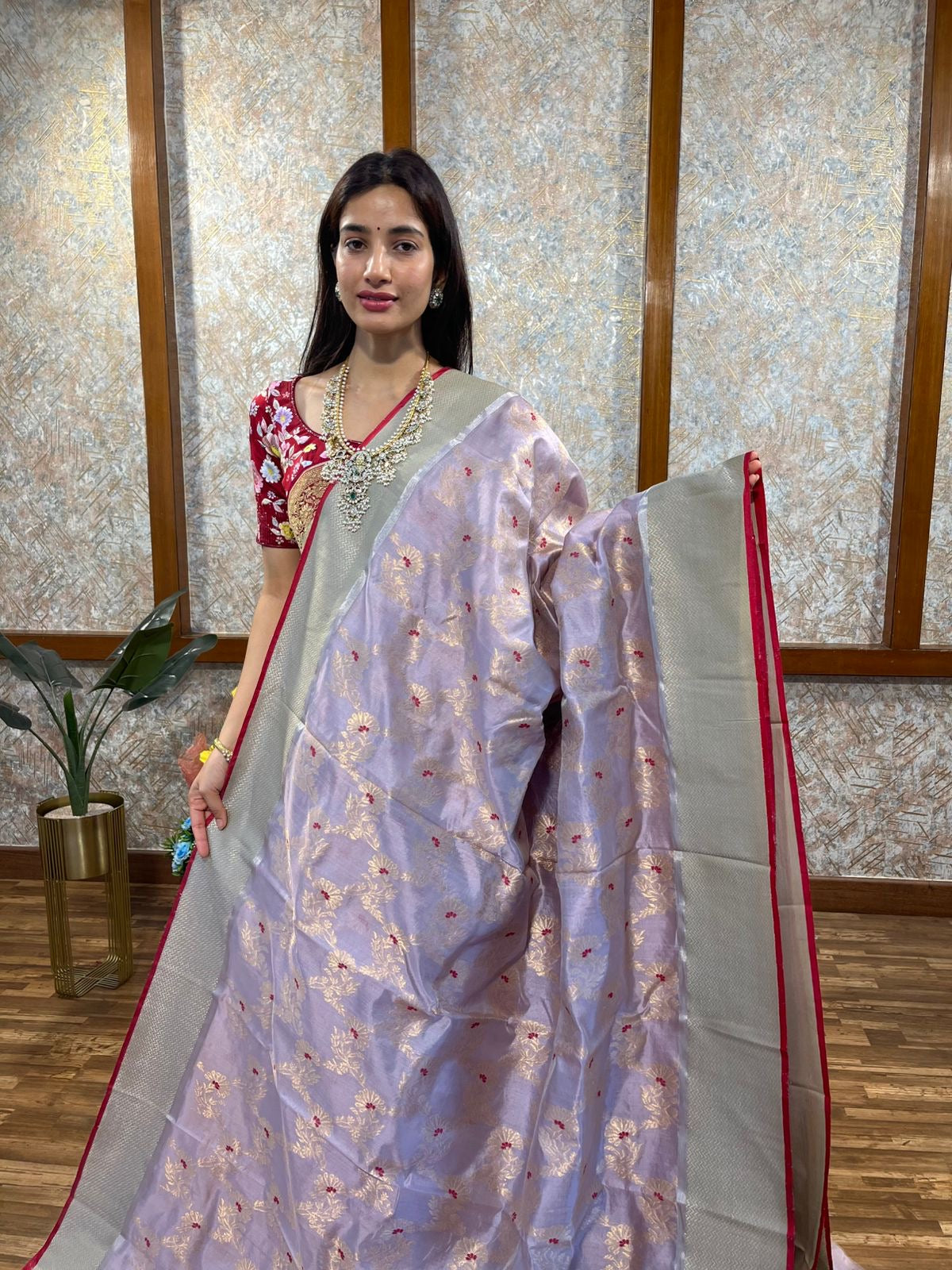 Pure Chanderi Silk Saree