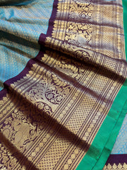 Pure Gadwal Brocade