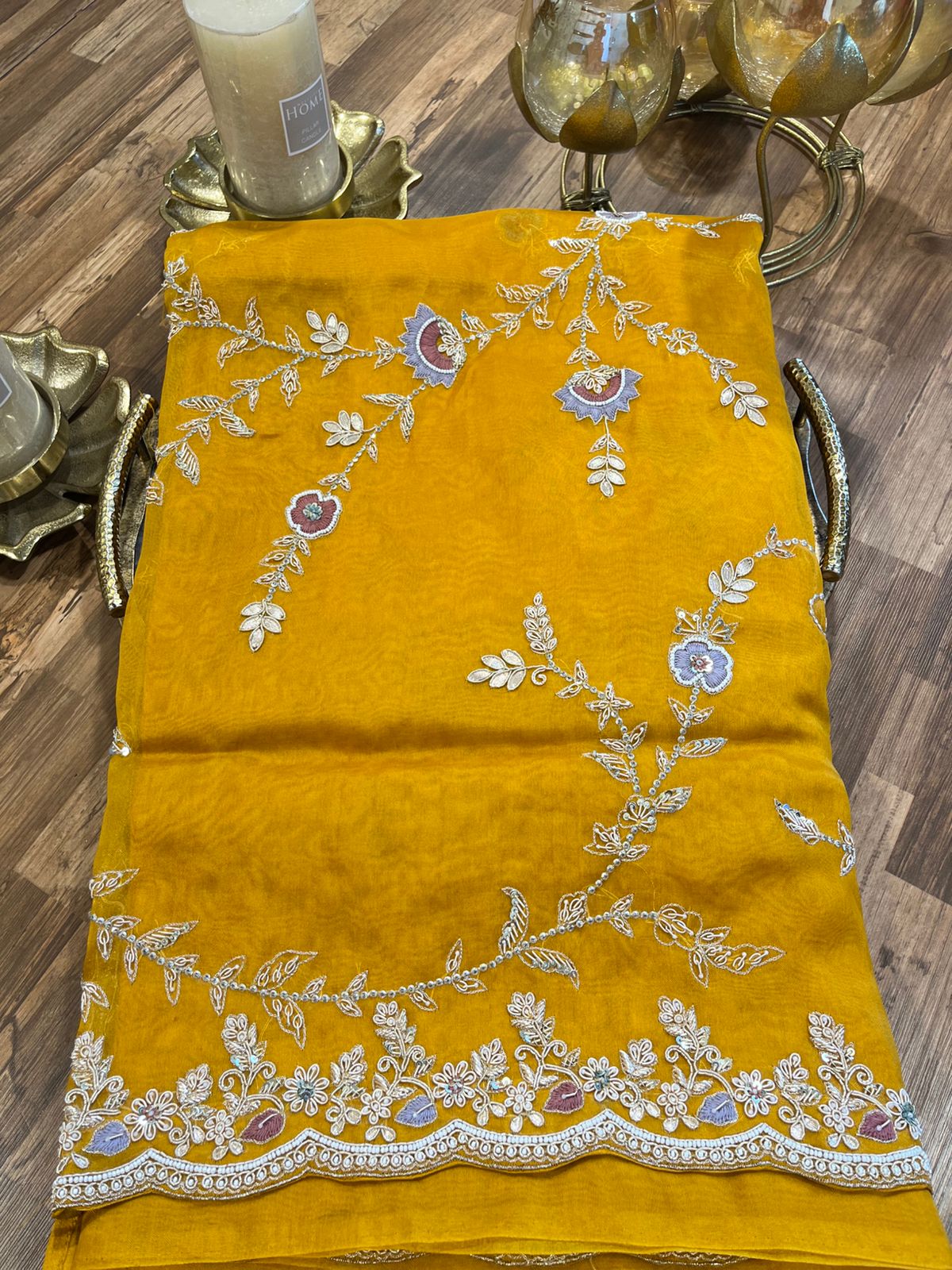 Pure Handloom Sunshine Organza