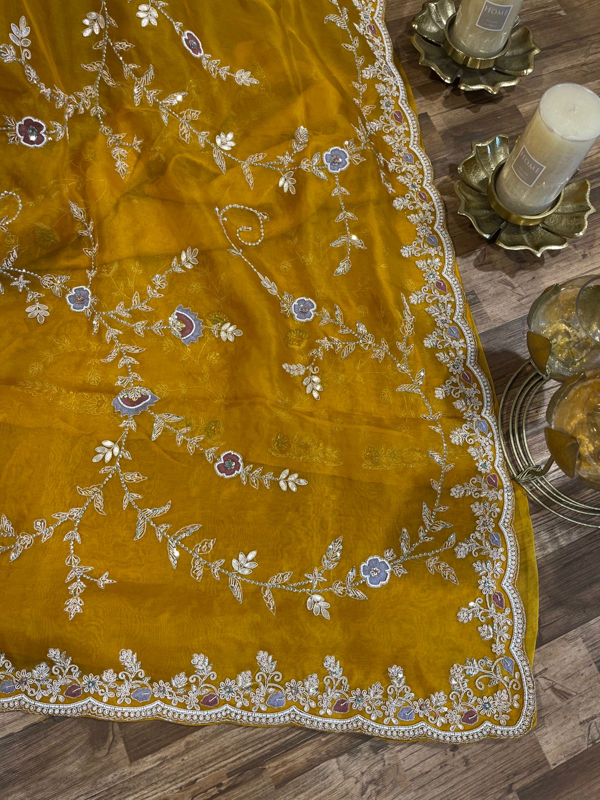Pure Handloom Sunshine Organza