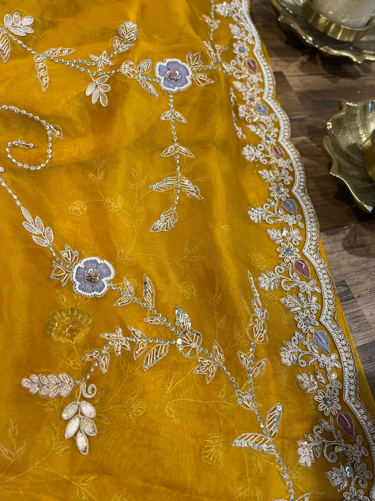 Pure Handloom Sunshine Organza