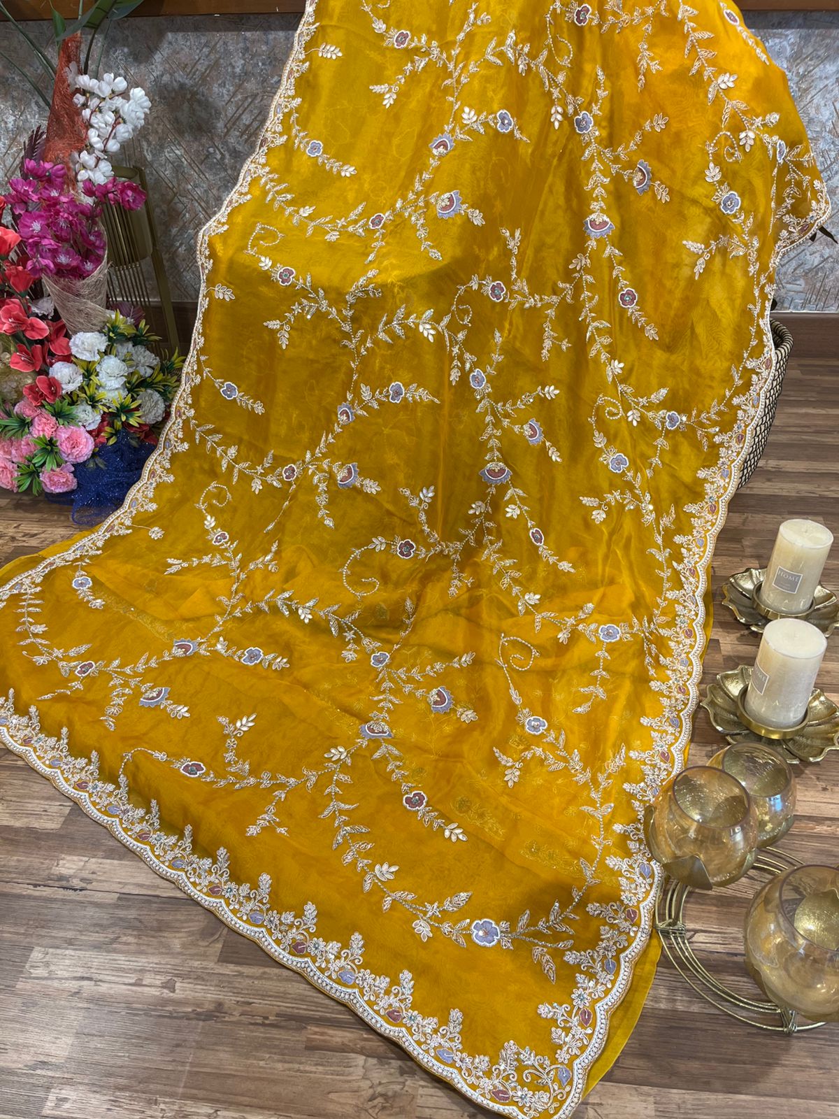 Pure Handloom Sunshine Organza