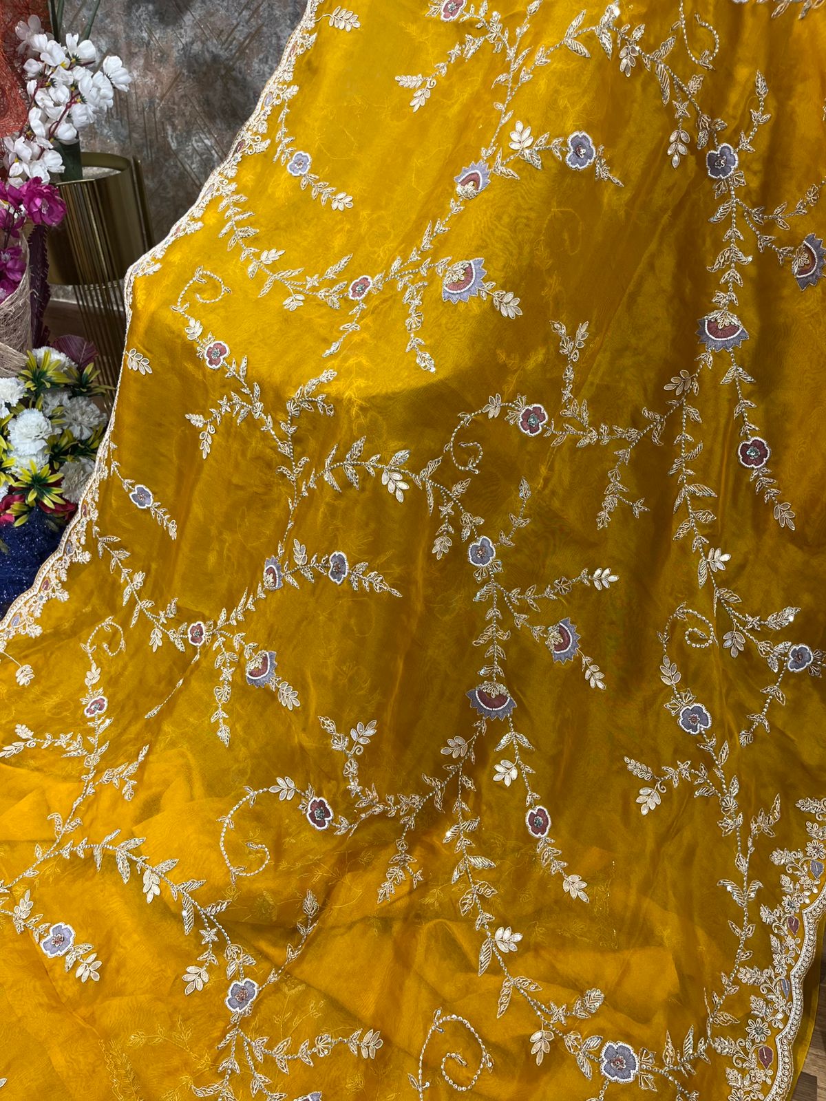 Pure Handloom Sunshine Organza