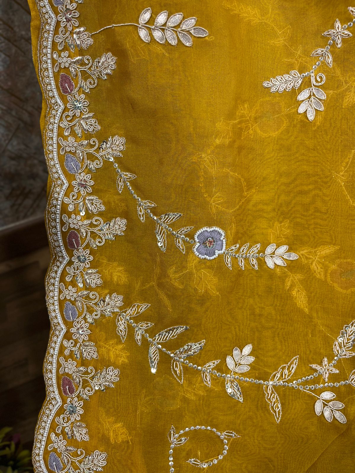 Pure Handloom Sunshine Organza