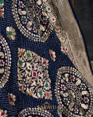 Masterpiece Deep Navy Banarasi