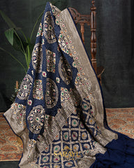 Masterpiece Deep Navy Banarasi