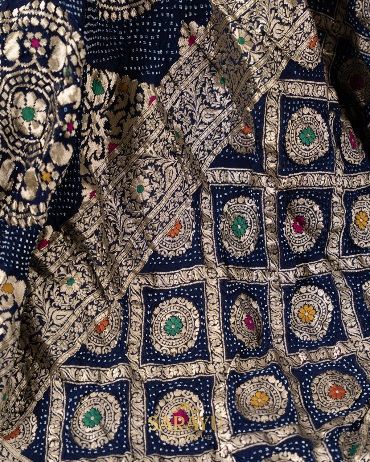 Masterpiece Deep Navy Banarasi