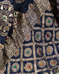 Masterpiece Deep Navy Banarasi