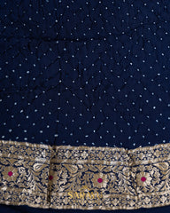 Masterpiece Deep Navy Banarasi