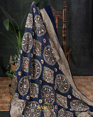 Masterpiece Deep Navy Banarasi