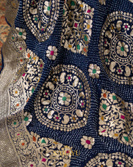 Masterpiece Deep Navy Banarasi